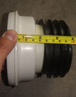 Polypropylene Short Toilet Drain Connector With No Visible Specks And Sag